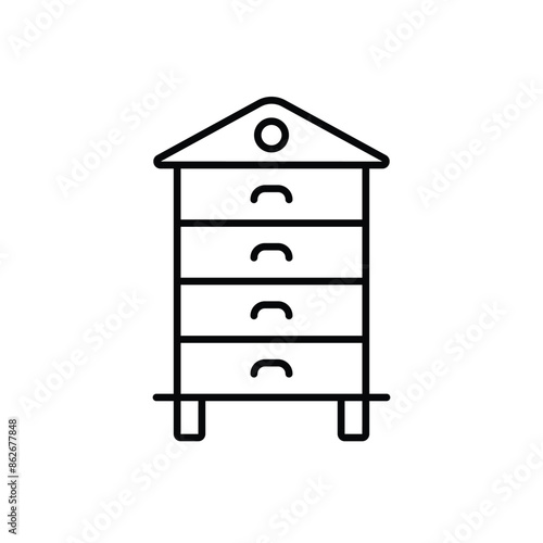 Beehive vector icon