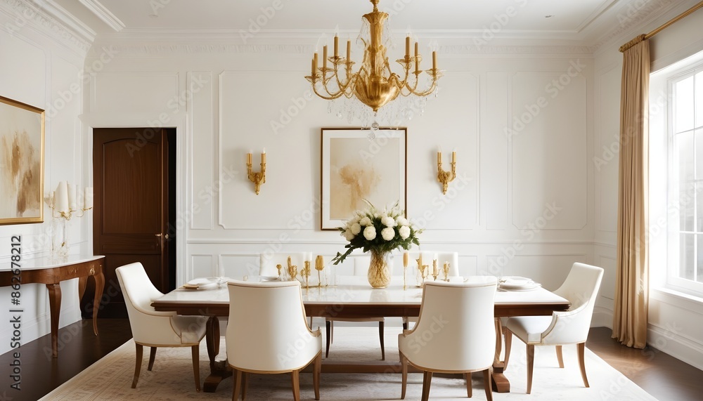 Fototapeta premium Photo interior modern design room 3d illustration