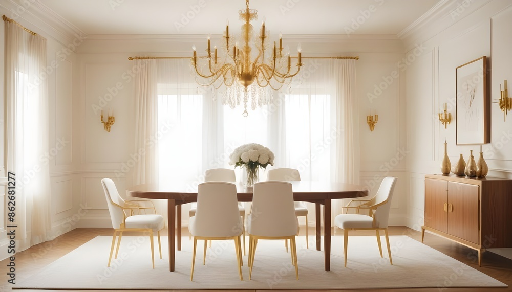 Fototapeta premium Photo interior modern design room 3d illustration