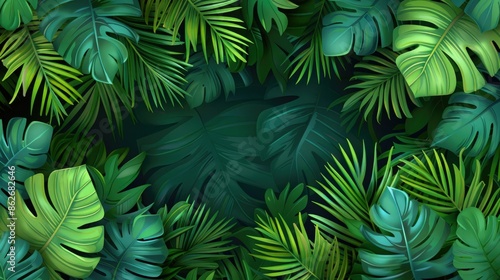 A Verdant Tapestry of Tropical Leaves