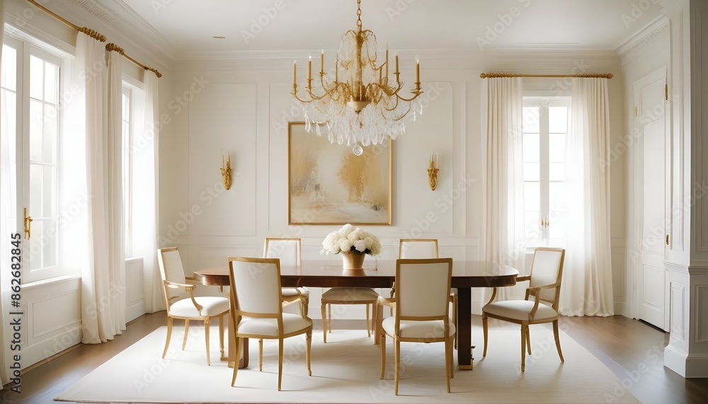 Fototapeta premium Photo interior modern design room 3d illustration