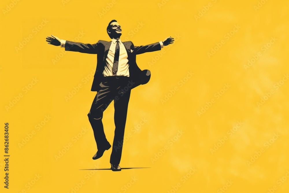 Businessman looking happy adult men accessories. Businessman looking happy adult men accessories.