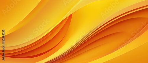 Abstract Orange and Yellow Fluid Wave Background. Fluid Gradient Design, Abstract Wallpaper, Liquid Colors