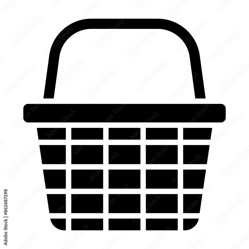 Basket glyph icon Basket glyph icon