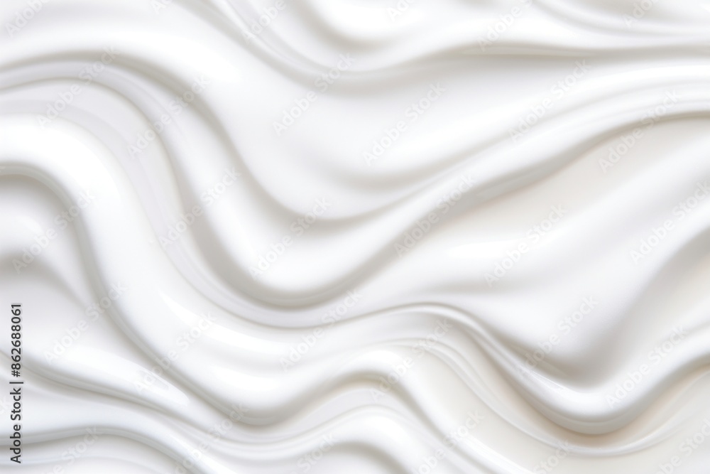Fototapeta premium Abstract white yoghurt background backgrounds abstract textured.