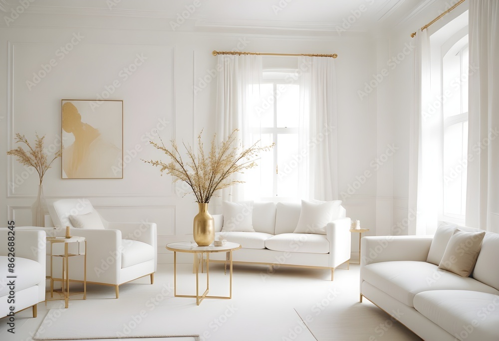 Photo interior modern design room 3d illustration Photo interior modern design room 3d illustration