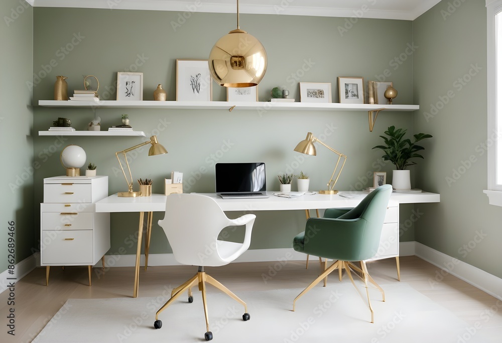 Fototapeta premium Photo interior modern design room 3d illustration