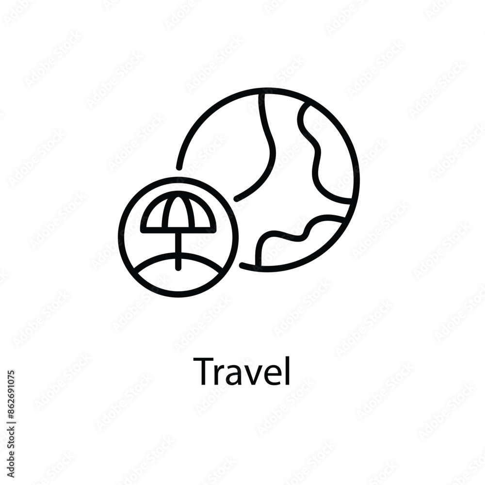 Travel vector icon Travel vector icon