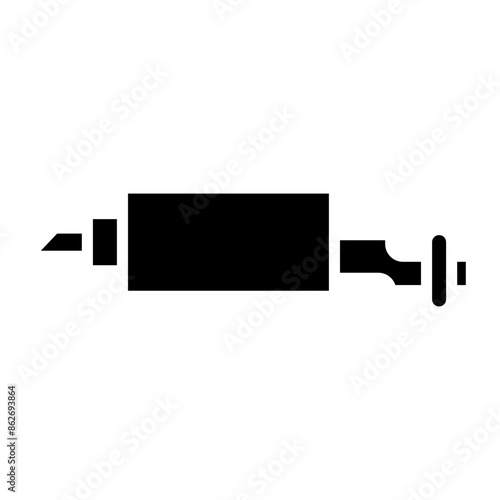 Exhaust System glyph icon