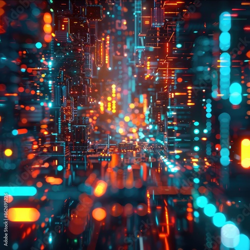 Future Cyberspace with Big Data, Blockchain, and Global Network © Simone