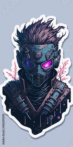 A hellish demon warrior logo: a ghostly figure with fiery eyes and menacing horns, wielding a blade. The ethereal form is shrouded in dark, swirling shadows.