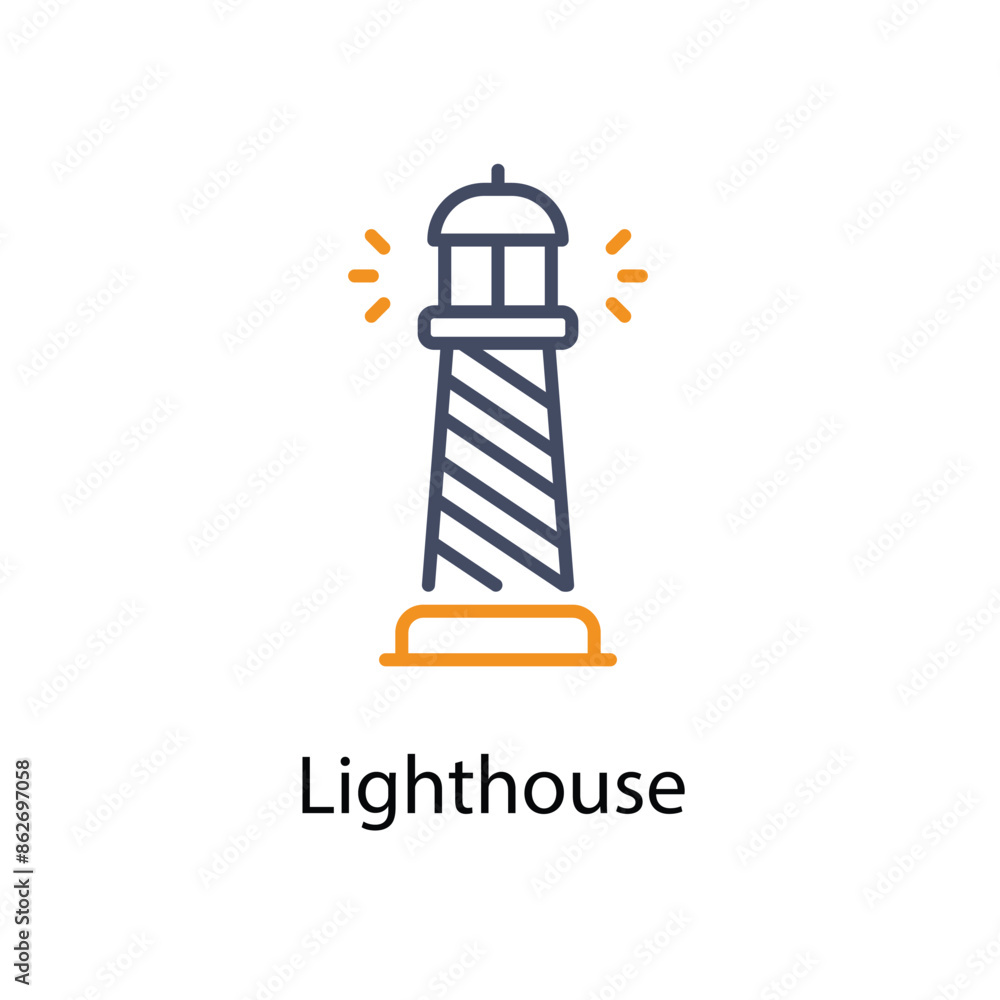 Lighthouse vector icon Lighthouse vector icon