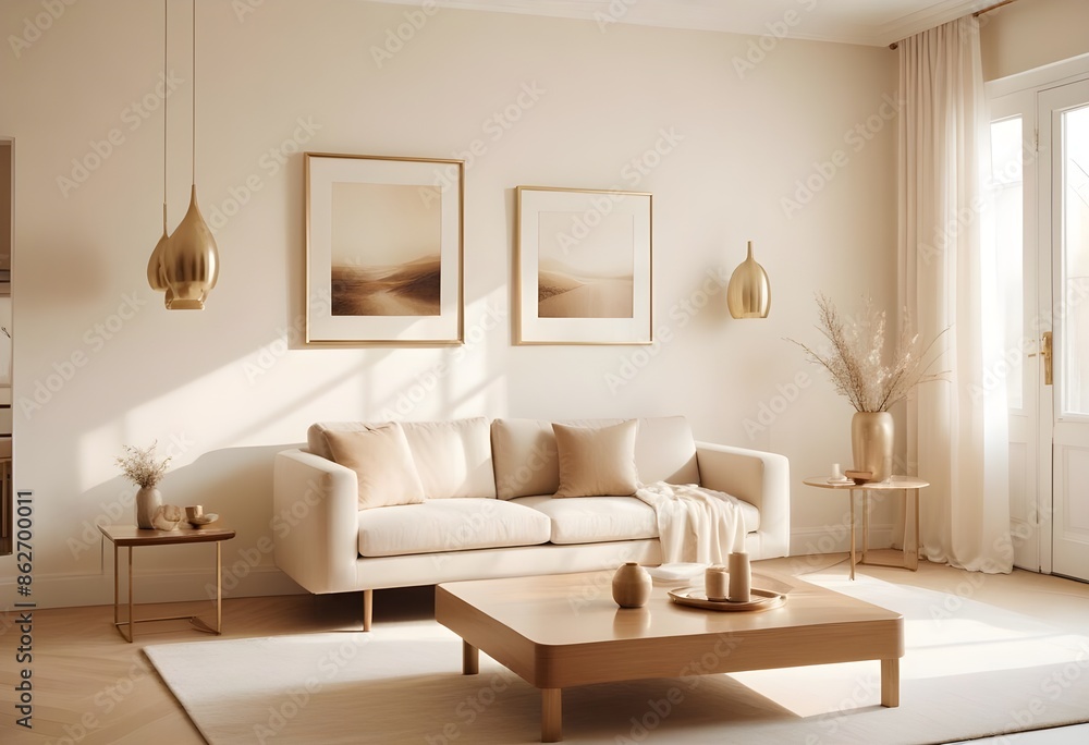 Photo interior modern design room 3d illustration Photo interior modern design room 3d illustration