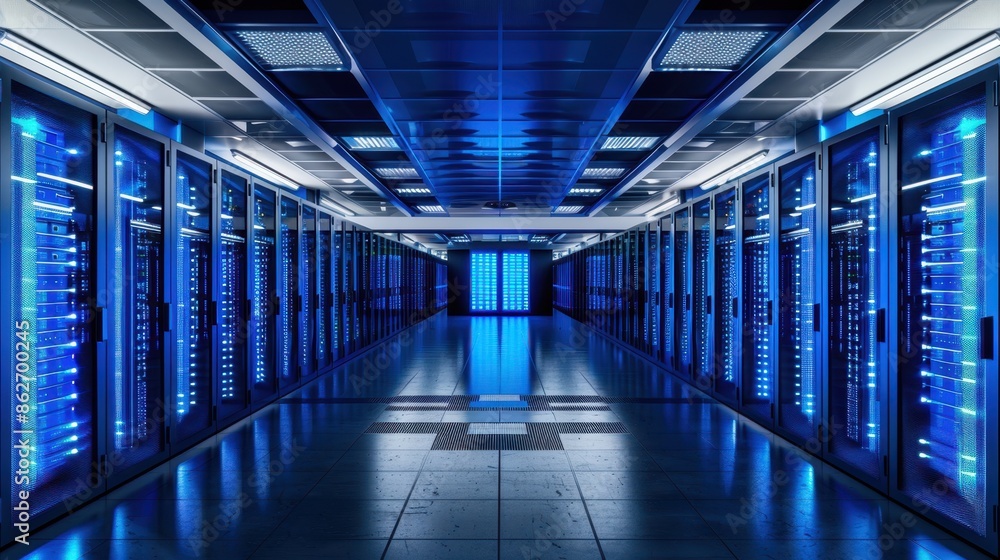 A modern data center A modern data center