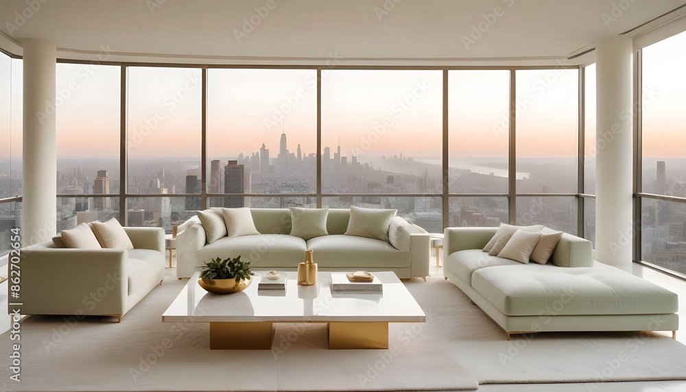 Photo interior modern design room 3d illustration Photo interior modern design room 3d illustration
