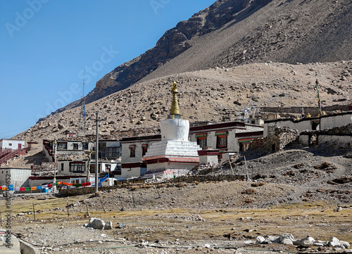 Rongbuk Monastery - the Highest Monastery in the world photo