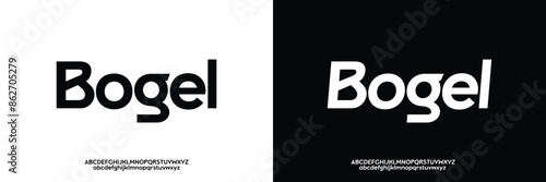 Modern Bold Font. Sans Serif Font. Regular Italic Uppercase Lowercase Typography urban style alphabet fonts for fashion, sport, technology, digital, movie, logo design, vector illustration