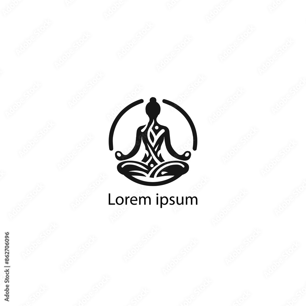 A Yoga Logo Design A Yoga Logo Design