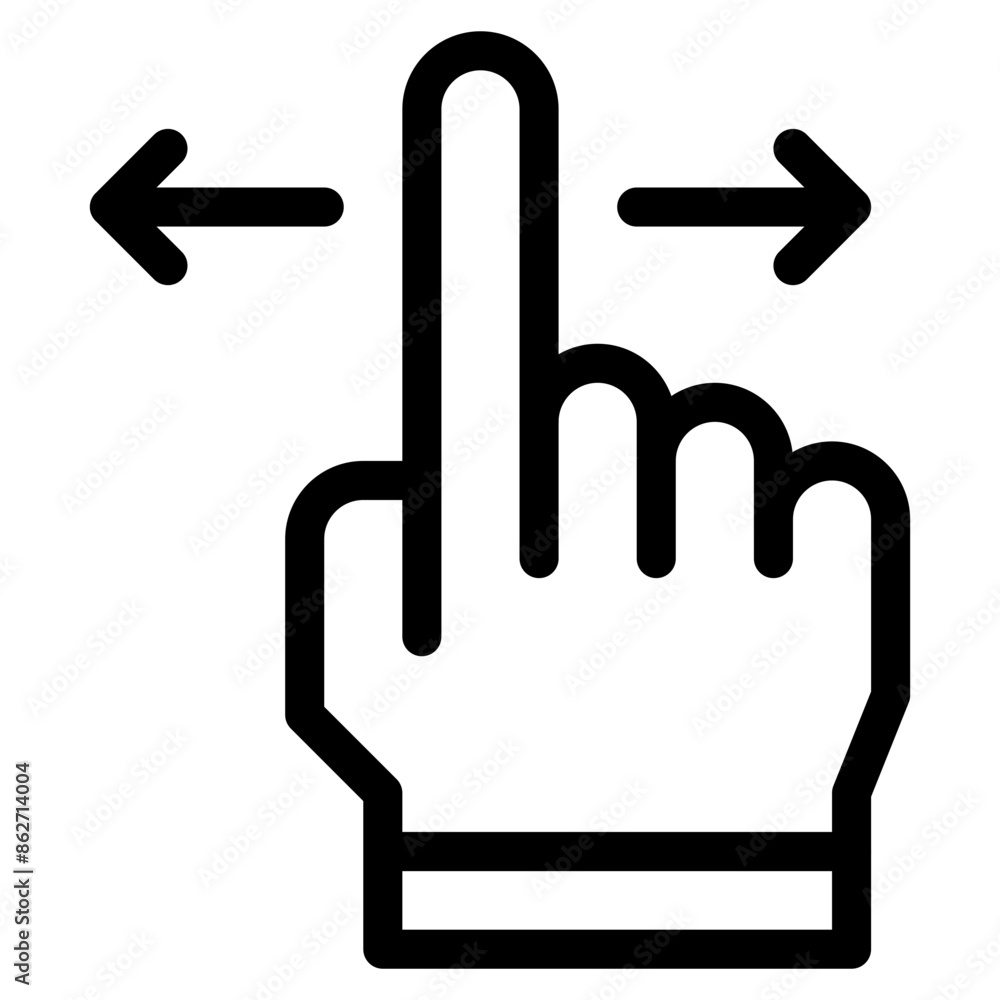 Vector Icon swipe, hand, hands and gestures, gestures, sign Vector Icon swipe, hand, hands and gestures, gestures, sign