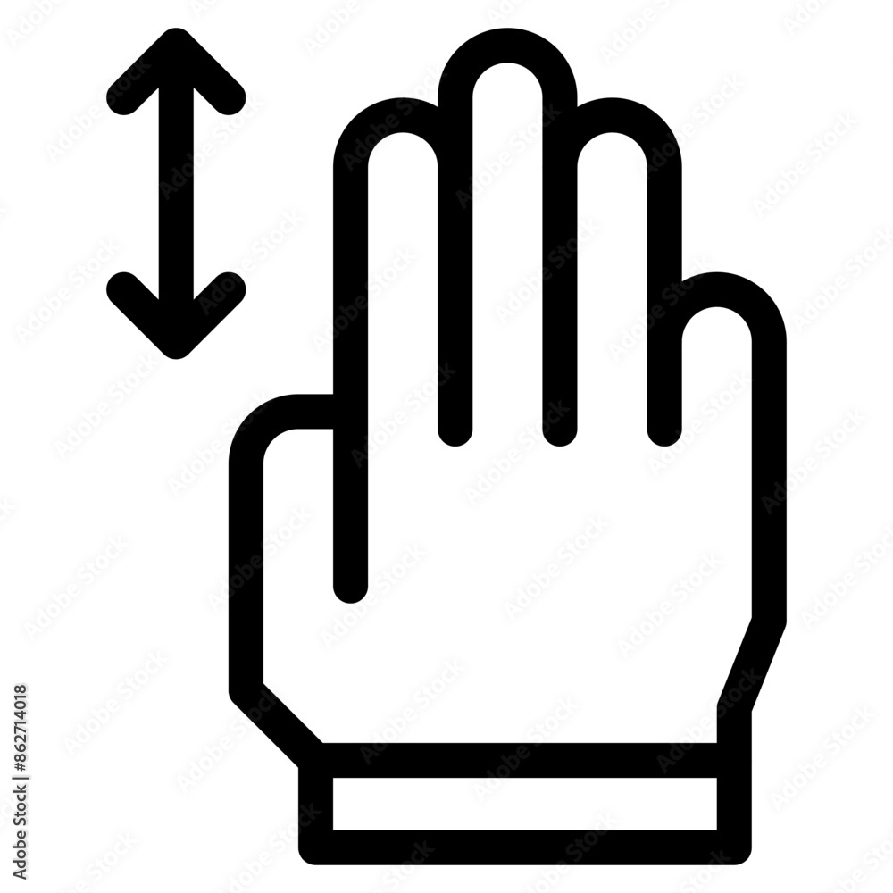 Vector Icon zoom, hand, hands and gestures, gestures, sign Vector Icon zoom, hand, hands and gestures, gestures, sign