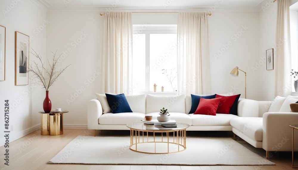 Photo interior modern design room 3d illustration Photo interior modern design room 3d illustration
