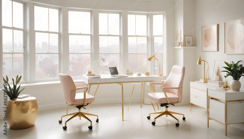 Fototapeta premium Photo interior modern design room 3d illustration