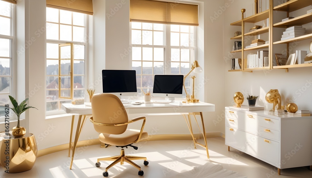 Photo interior modern design room 3d illustration Photo interior modern design room 3d illustration