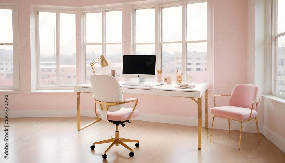 Fototapeta premium Photo interior modern design room 3d illustration