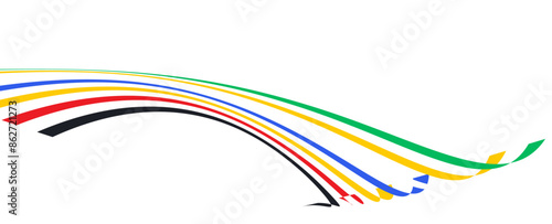 Colorful european soccer competition 2024. Germany 2024 euro soccer. Vector illustration banner design