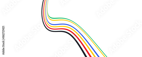 Colorful european soccer competition 2024. Germany 2024 euro soccer. Vector illustration banner design