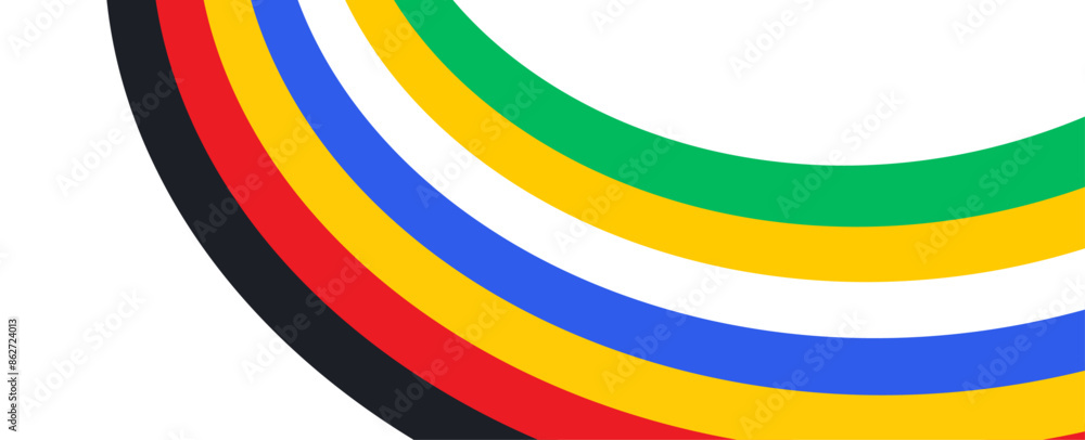 Obraz premium Colorful european soccer competition 2024. European Football Championship 2024 in Germany colorful country pattern. banner, cover, poster, flyer, card, brochure, header, website. vector illustration