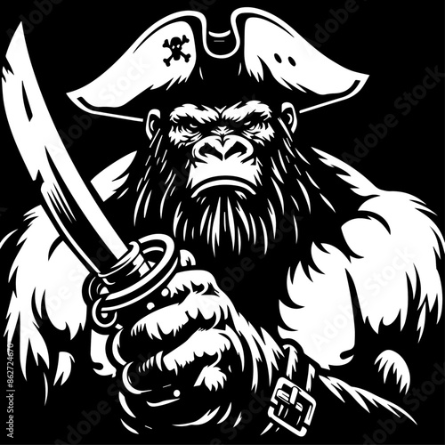 Closeup Gorila Pirates