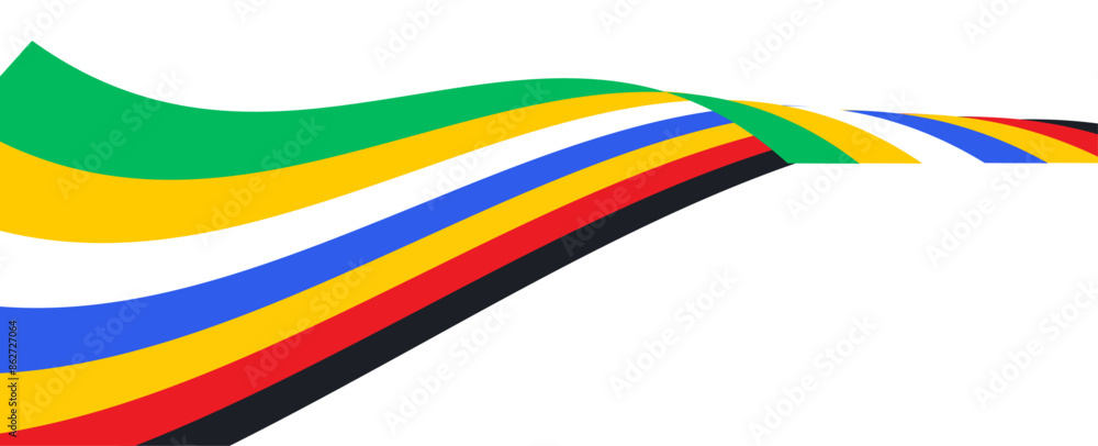 Fototapeta premium European football competition Germany 2024 background. Germany 2024 euro soccer. Soccer championship abstract Summer Football 2024. banner, cover, card, flyer, header. vector illustration