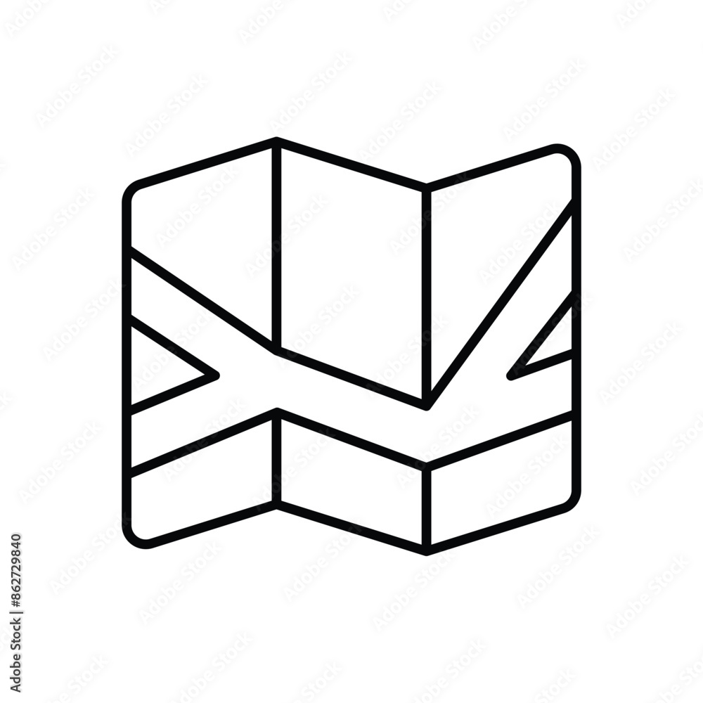 Map vector icon Map vector icon