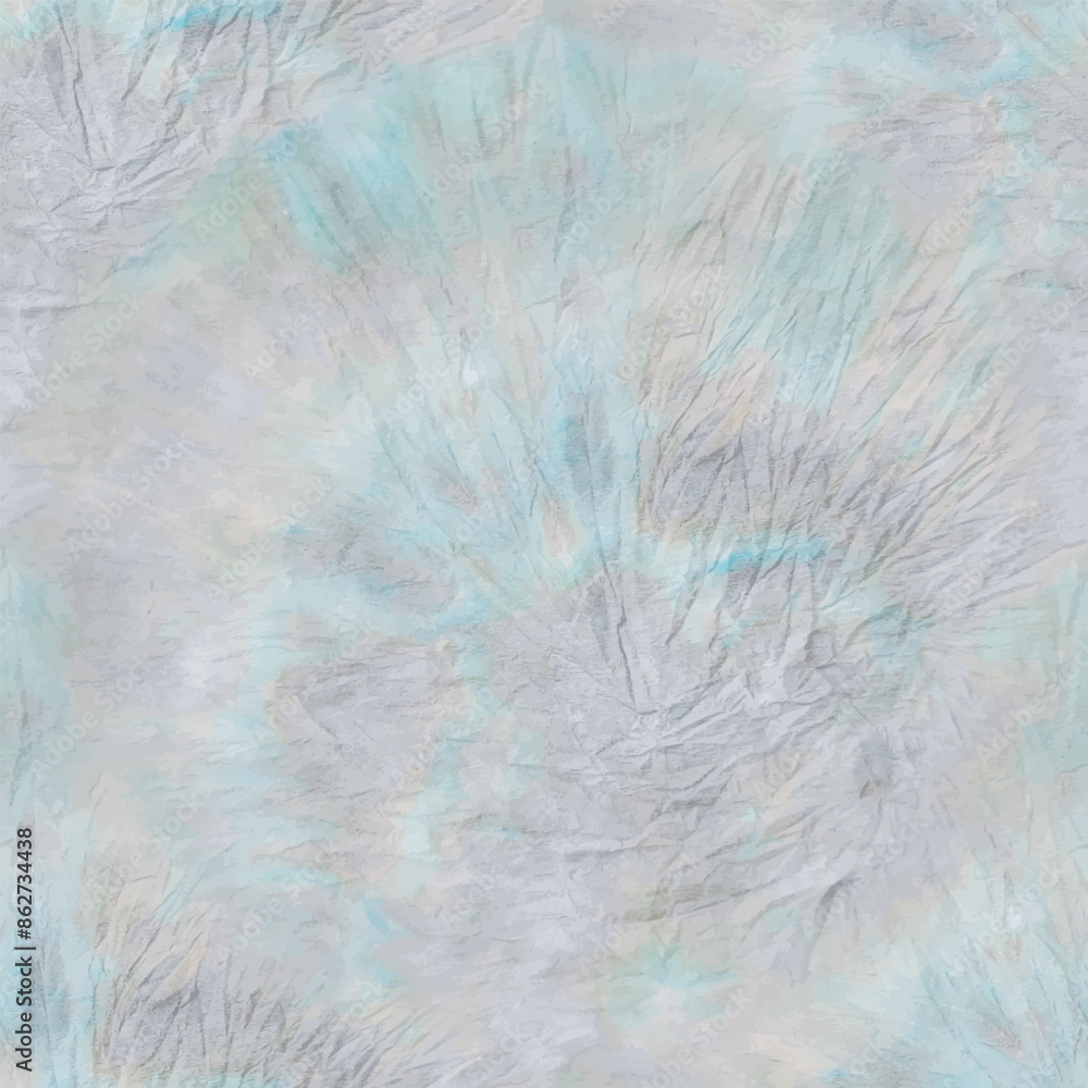 Obraz premium Tie Dye Vector Boho. Brush Vector Background. Seamless Tie Dye Swirl. Yellow Blue Print. Seamless Spiral Texture. Blue Swirl Background. Yellow White Grunge. Die Vector Texture. Grey Grunge Shirt.
