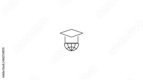 Editable outline Back to school icons collection. outline icons related to higher education. editable outline, back to school icons, back to school collection, outline icons, higher education icons, 