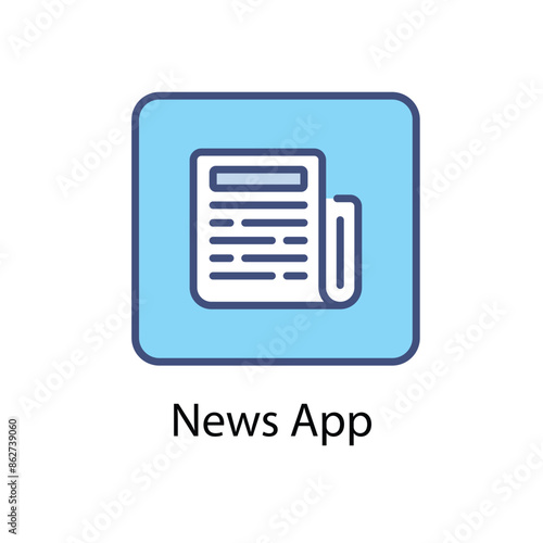News App vector icon