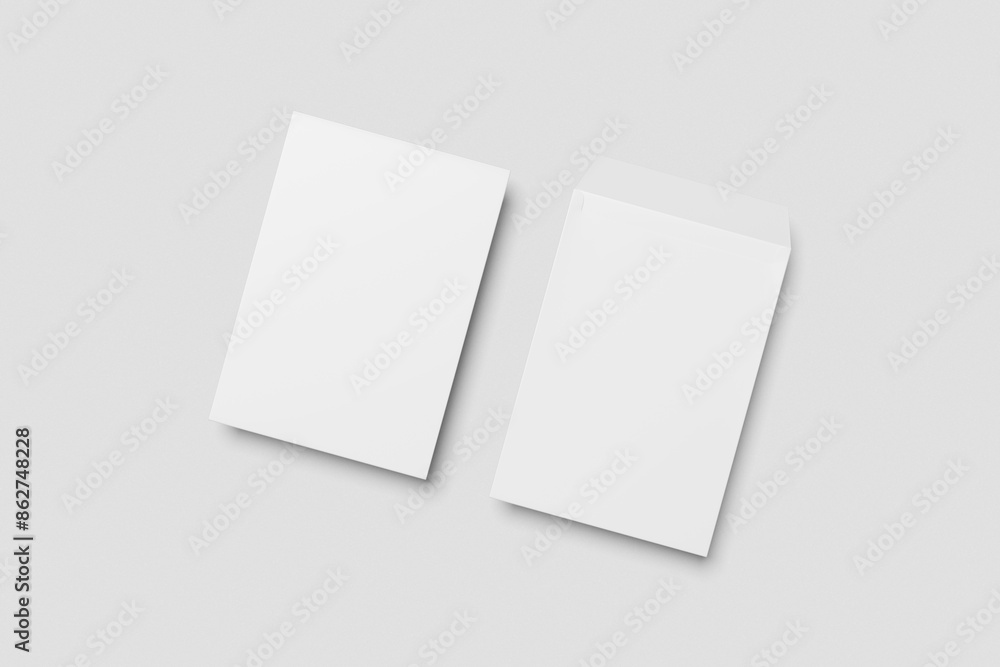 Blank C4 Envelopes Mockup Blank C4 Envelopes Mockup