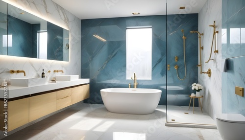 Wallpaper Mural Photo interior modern design room 3d illustration Torontodigital.ca