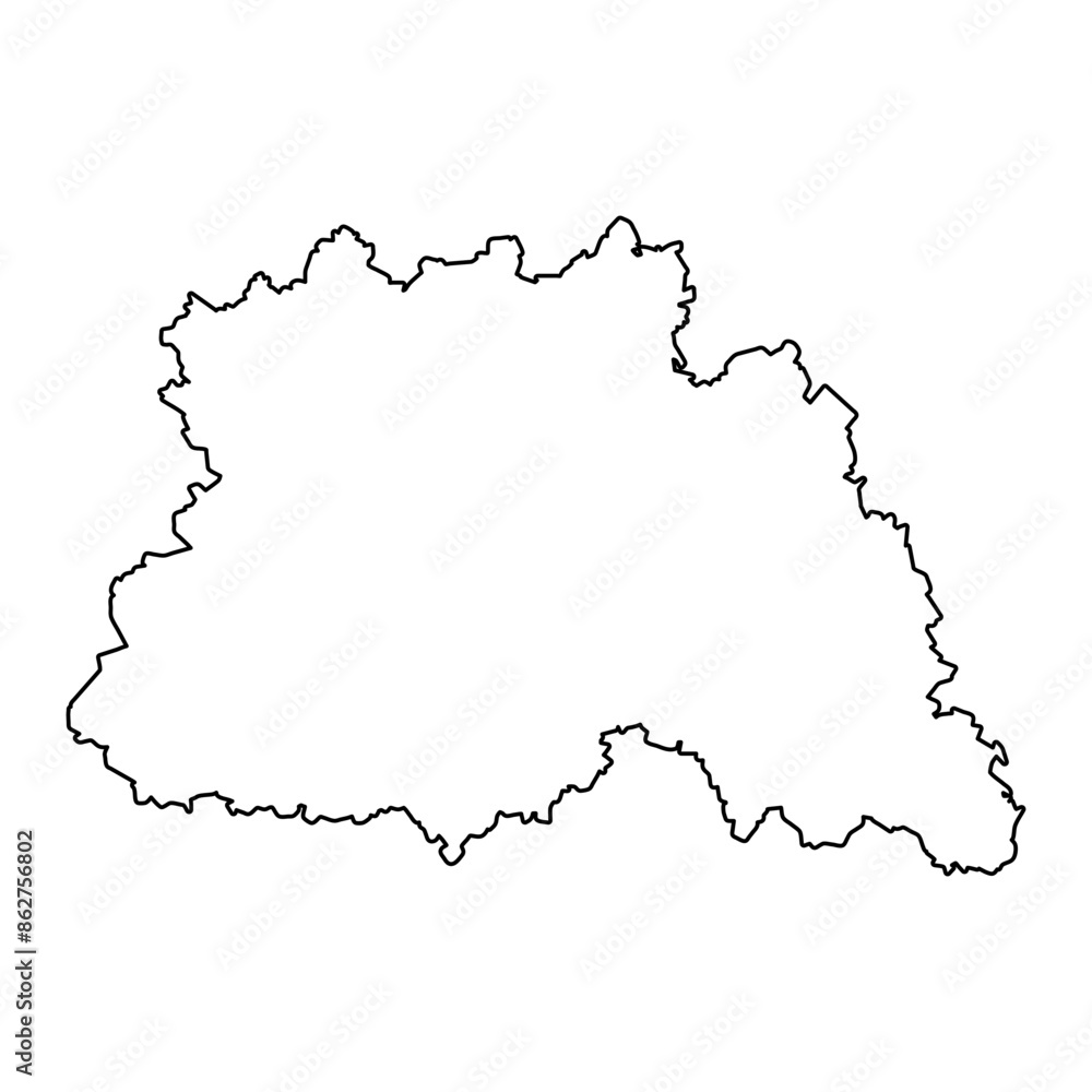 Novgorod Oblast map, administrative division of Russia. Vector illustration. Novgorod Oblast map, administrative division of Russia. Vector illustration.