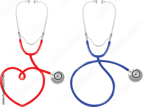 Stethoscope Realistic Vector Image.eps