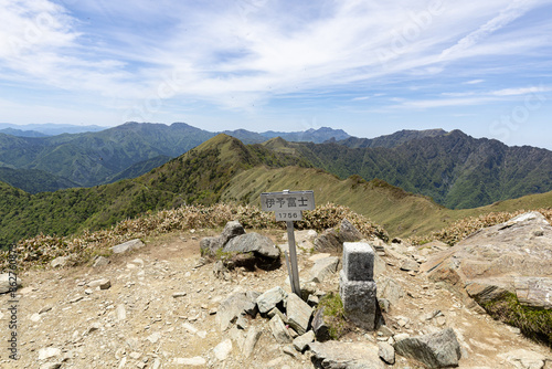 伊予富士（愛媛県石鎚山系）