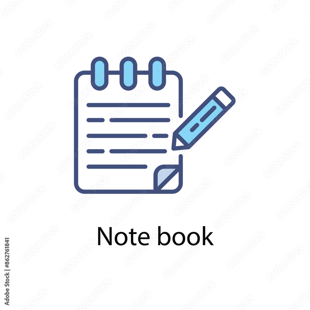 Note book vector icon