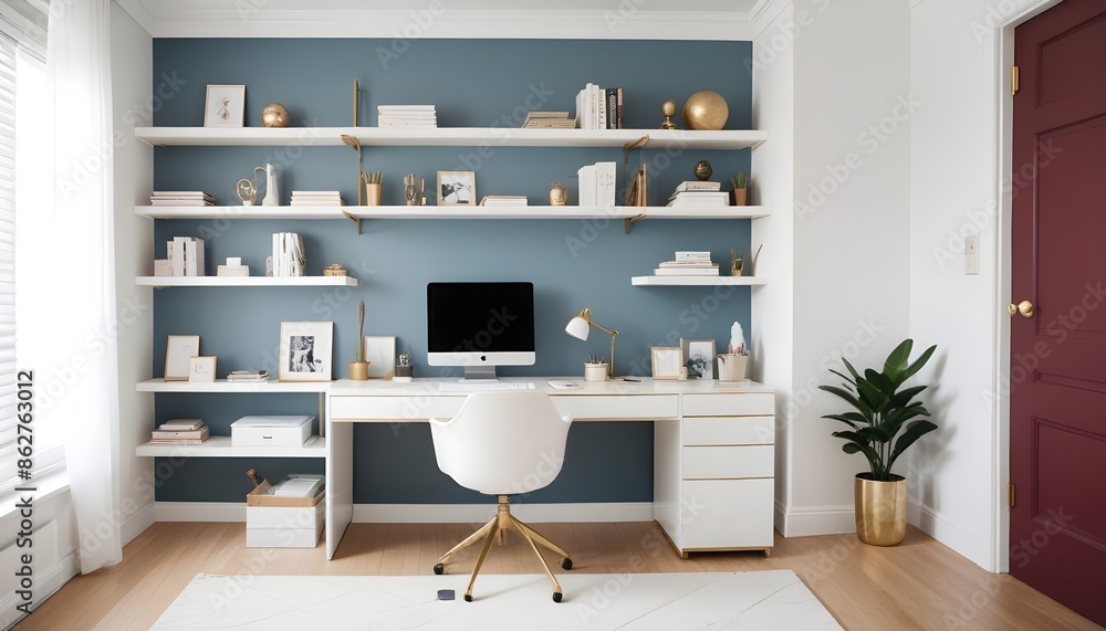 Photo interior modern design room 3d illustration Photo interior modern design room 3d illustration