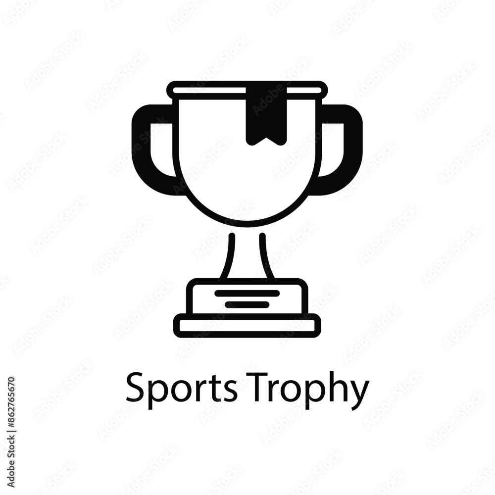 Sports Trophy vector icon