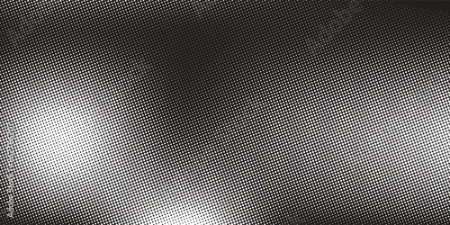 Halftone faded gradient texture. Grunge halftone grit background. White and black sand noise wallpaper. Retro pixilated vector backdrop