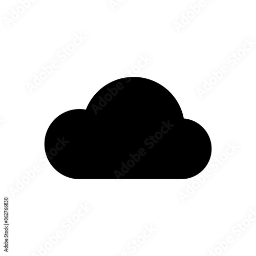 Cloud icon vector for web and mobile app. cloud sign and symbol