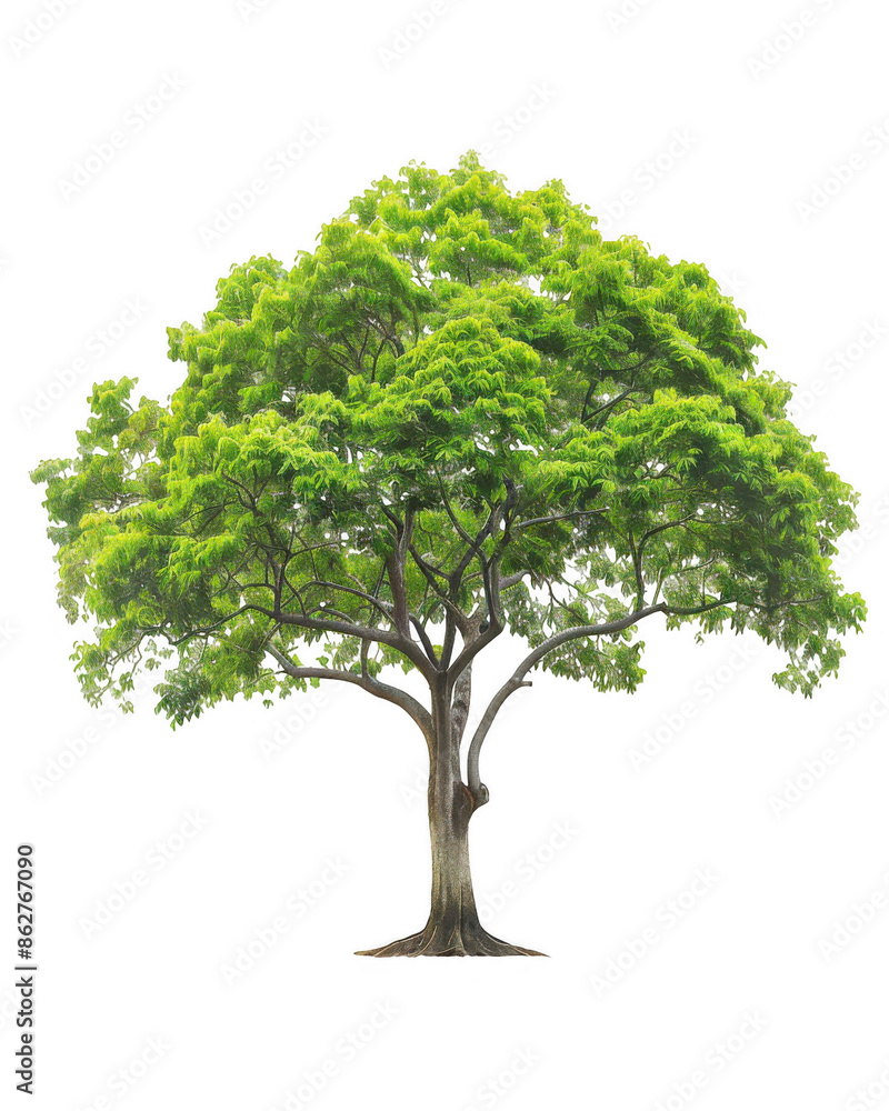 Green Tree with Dense Canopy Green Tree with Dense Canopy