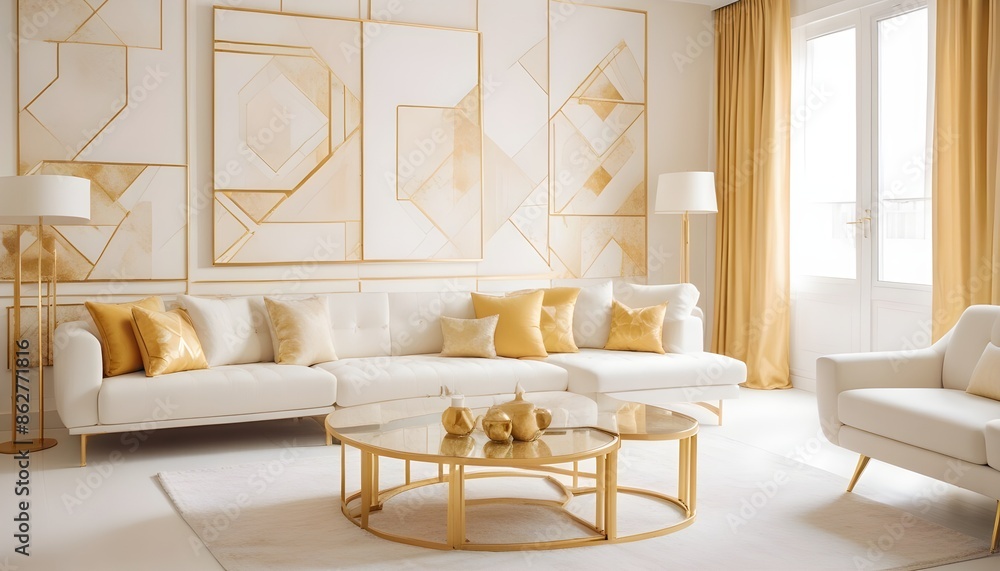 Photo interior modern design room 3d illustration Photo interior modern design room 3d illustration