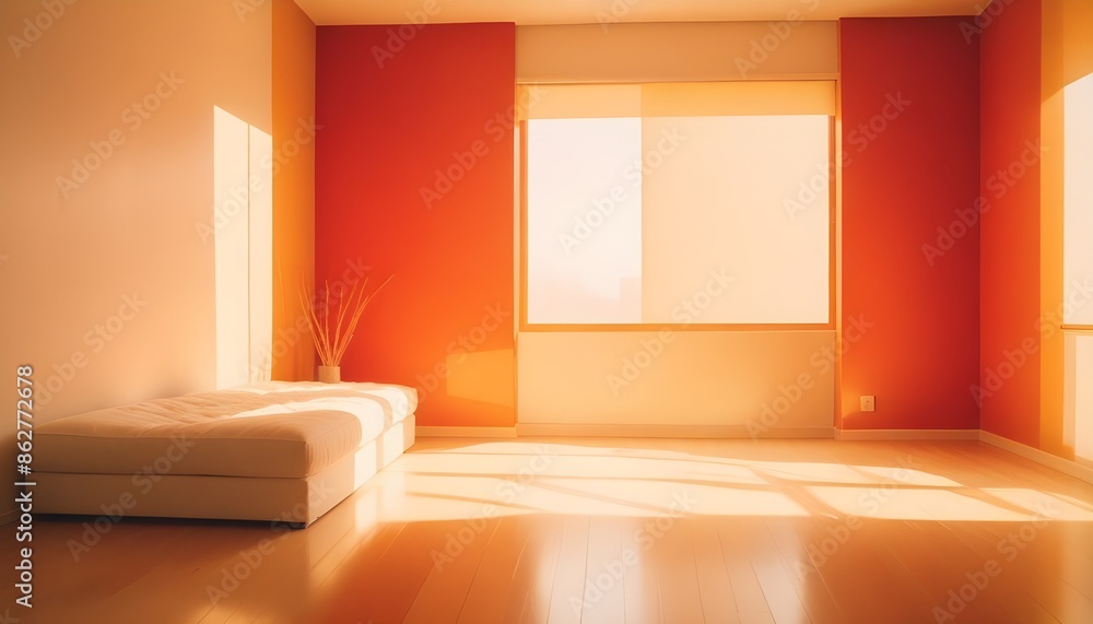 Photo interior modern design room 3d illustration Photo interior modern design room 3d illustration